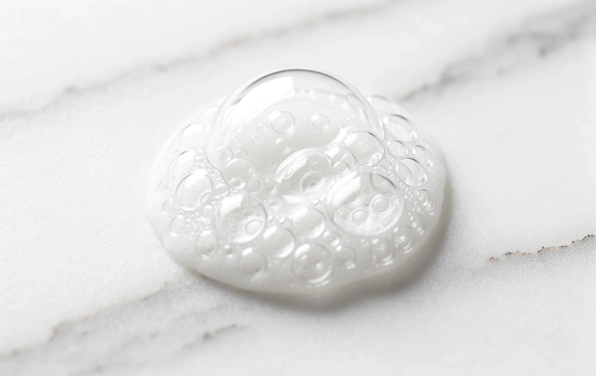 Botanical skincare texture